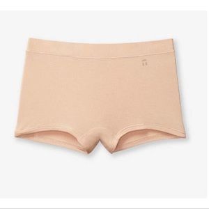 Two pairs of Tommy John women’s underwear one black one tan